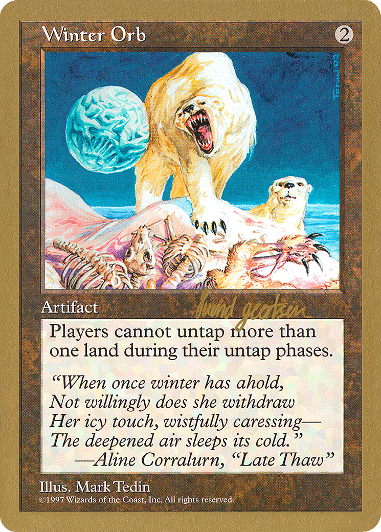Winter Orb (Svend Geertsen) [World Championship Decks 1997] - The Mythic Store | 24h Order Processing