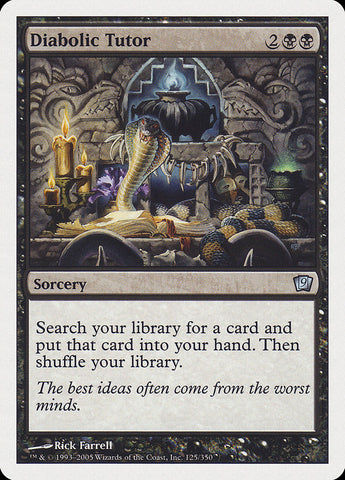 Diabolic Tutor [Ninth Edition] - The Mythic Store | 24h Order Processing