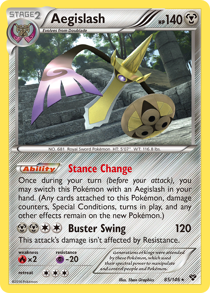 Aegislash (85/146) [XY: Base Set] - The Mythic Store | 24h Order Processing