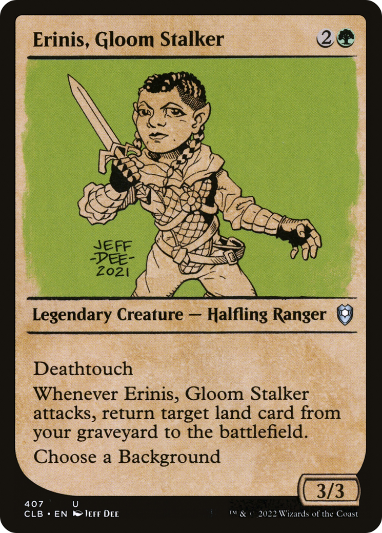 Erinis, Gloom Stalker (Showcase) [Commander Legends: Battle for Baldur's Gate] - The Mythic Store | 24h Order Processing
