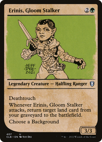 Erinis, Gloom Stalker (Showcase) [Commander Legends: Battle for Baldur's Gate] - The Mythic Store | 24h Order Processing