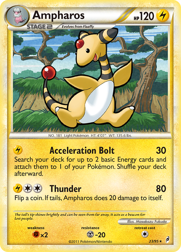 Ampharos (23/95) [HeartGold & SoulSilver: Call of Legends] - The Mythic Store | 24h Order Processing