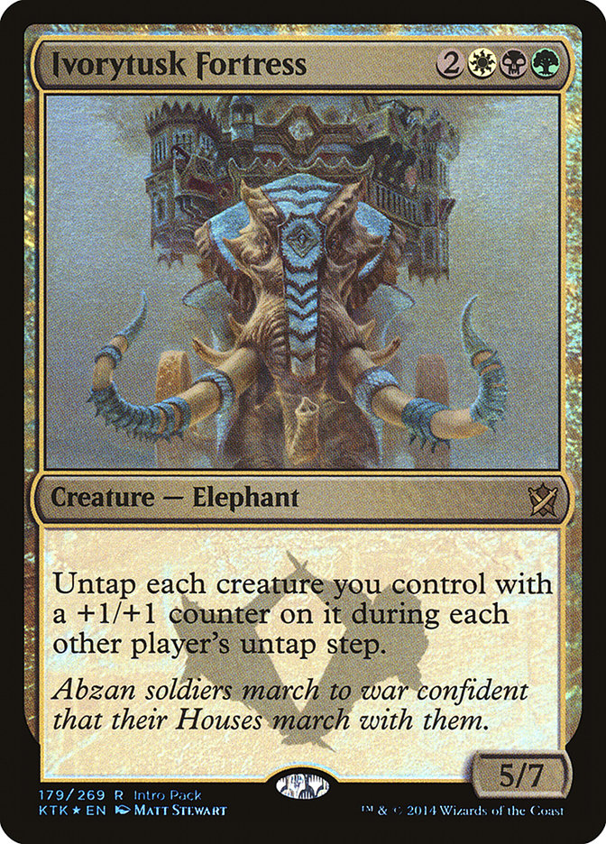 Ivorytusk Fortress (Intro Pack) [Khans of Tarkir Promos] - The Mythic Store | 24h Order Processing