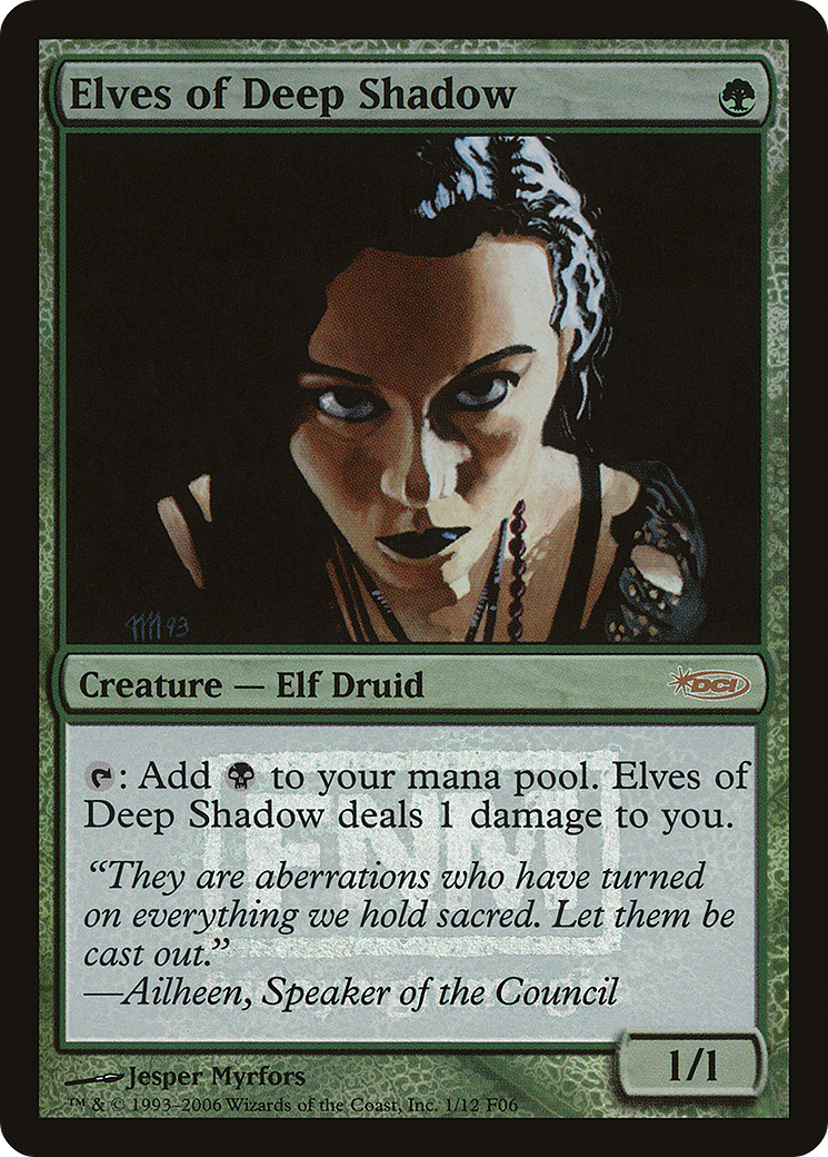 Elves of Deep Shadow [Friday Night Magic 2006] - The Mythic Store | 24h Order Processing
