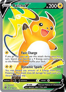 Raichu V (158/172) [Sword & Shield: Brilliant Stars] - The Mythic Store | 24h Order Processing