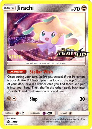 Jirachi (SM161) (Staff) [Sun & Moon: Black Star Promos] - The Mythic Store | 24h Order Processing