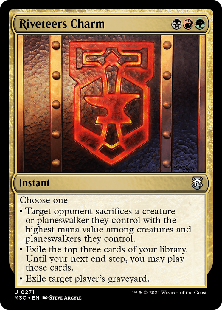 Riveteers Charm (Ripple Foil) [Modern Horizons 3 Commander] - The Mythic Store | 24h Order Processing