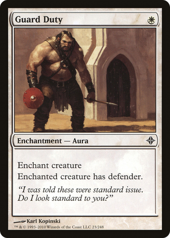 Guard Duty [Rise of the Eldrazi] - The Mythic Store | 24h Order Processing