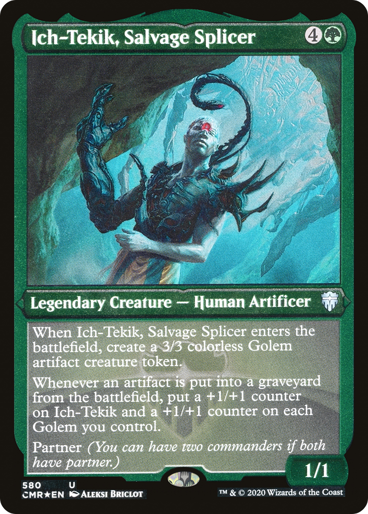 Ich-Tekik, Salvage Splicer (Etched) [Commander Legends] - The Mythic Store | 24h Order Processing
