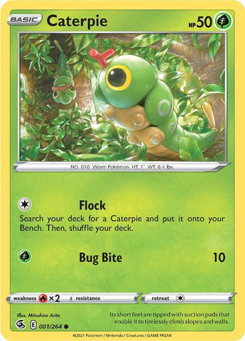 Caterpie (001/264) [Sword & Shield: Fusion Strike] - The Mythic Store | 24h Order Processing
