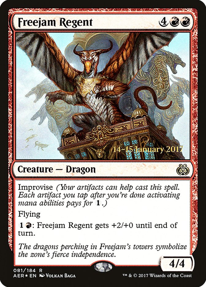 Freejam Regent [Aether Revolt Prerelease Promos] - The Mythic Store | 24h Order Processing