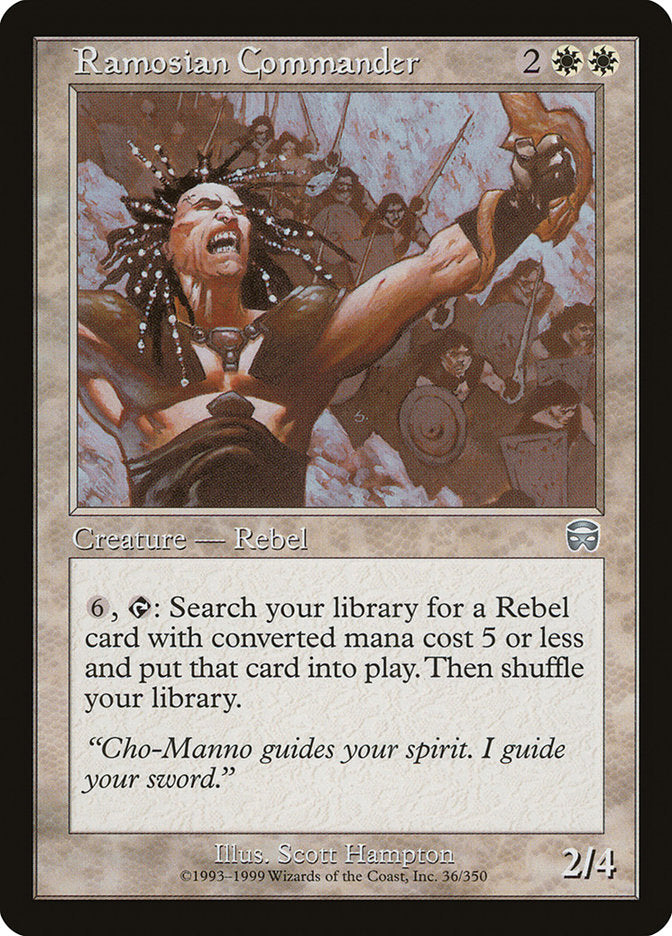 Ramosian Commander [Mercadian Masques] - The Mythic Store | 24h Order Processing
