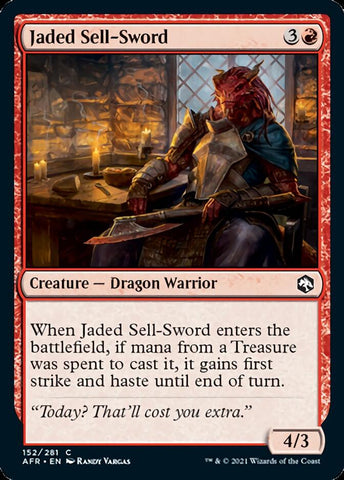 Jaded Sell-Sword [Dungeons & Dragons: Adventures in the Forgotten Realms] - The Mythic Store | 24h Order Processing