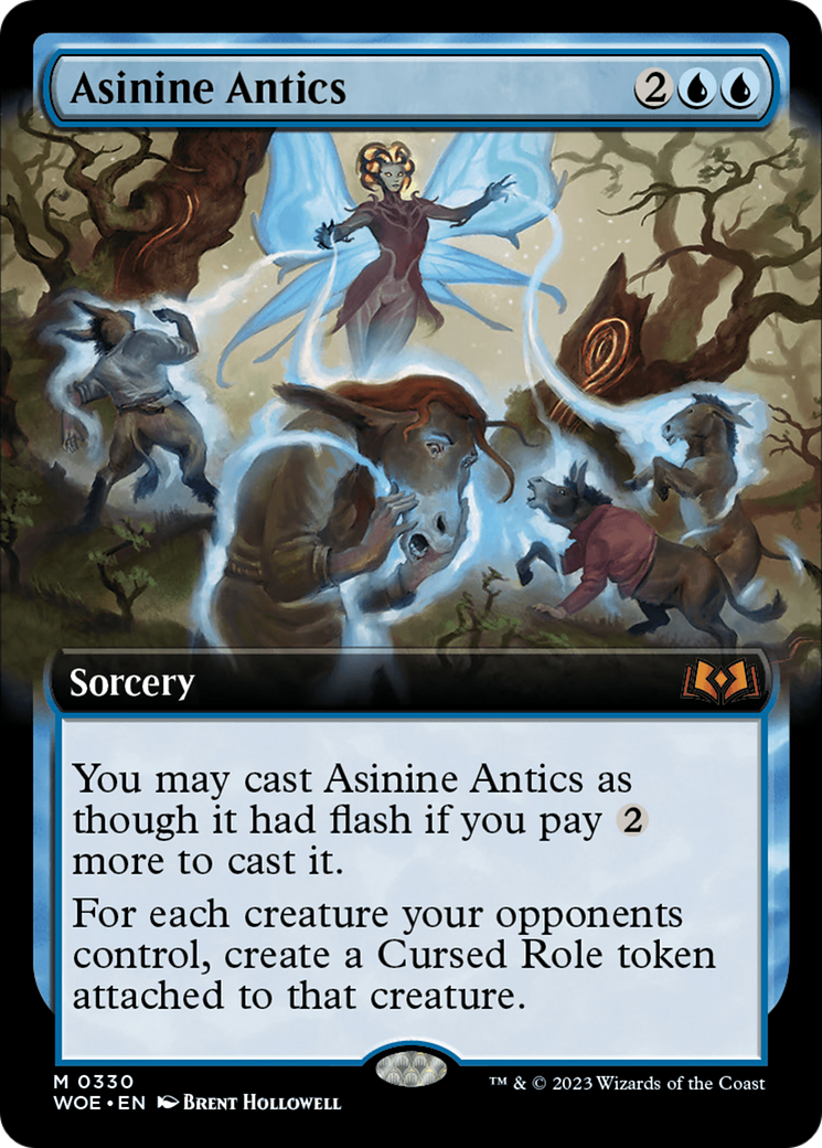 Asinine Antics (Extended Art) [Wilds of Eldraine] - The Mythic Store | 24h Order Processing