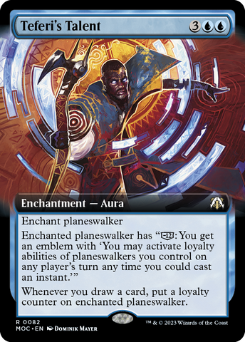 Teferi's Talent (Extended Art) [March of the Machine Commander] - The Mythic Store | 24h Order Processing