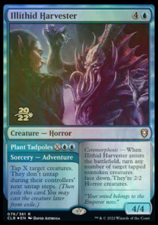 Illithid Harvester // Plant Tadpoles [Commander Legends: Battle for Baldur's Gate Prerelease Promos] - The Mythic Store | 24h Order Processing