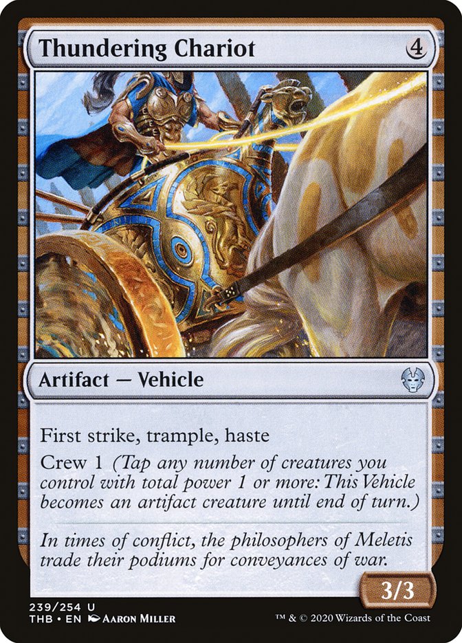 Thundering Chariot [Theros Beyond Death] - The Mythic Store | 24h Order Processing