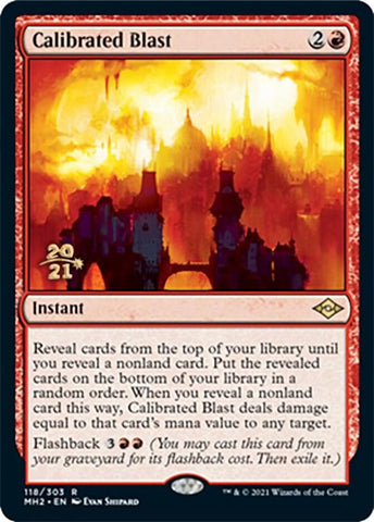 Calibrated Blast [Modern Horizons 2 Prerelease Promos] - The Mythic Store | 24h Order Processing