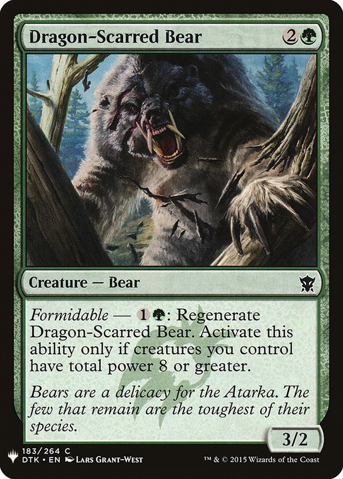 Dragon-Scarred Bear [Mystery Booster] - The Mythic Store | 24h Order Processing