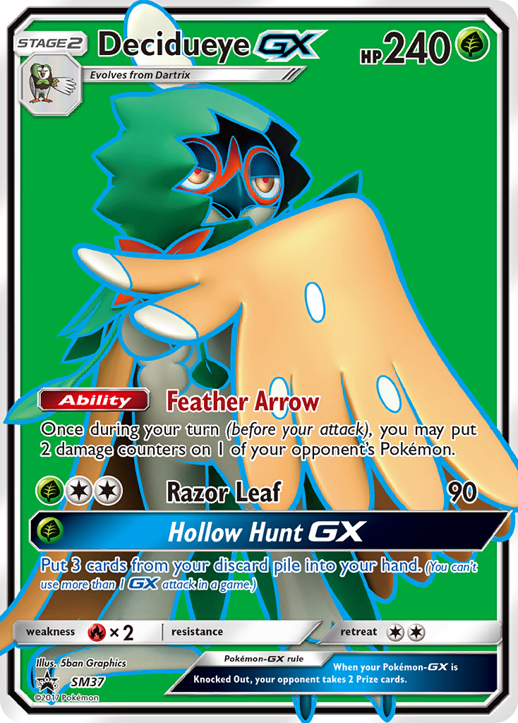 Decidueye GX (SM37) [Sun & Moon: Black Star Promos] - The Mythic Store | 24h Order Processing