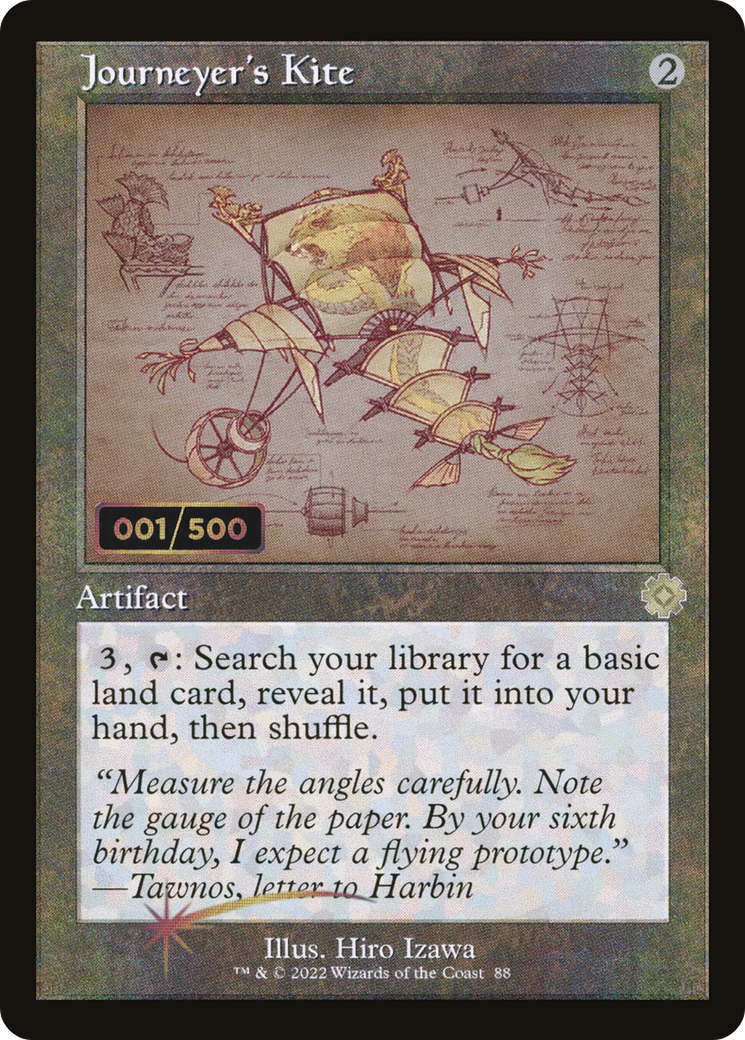 Journeyer's Kite (Retro Schematic) (Serialized) [The Brothers' War Retro Artifacts] - The Mythic Store | 24h Order Processing