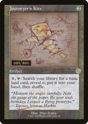 Journeyer's Kite (Retro Schematic) (Serialized) [The Brothers' War Retro Artifacts] - The Mythic Store | 24h Order Processing