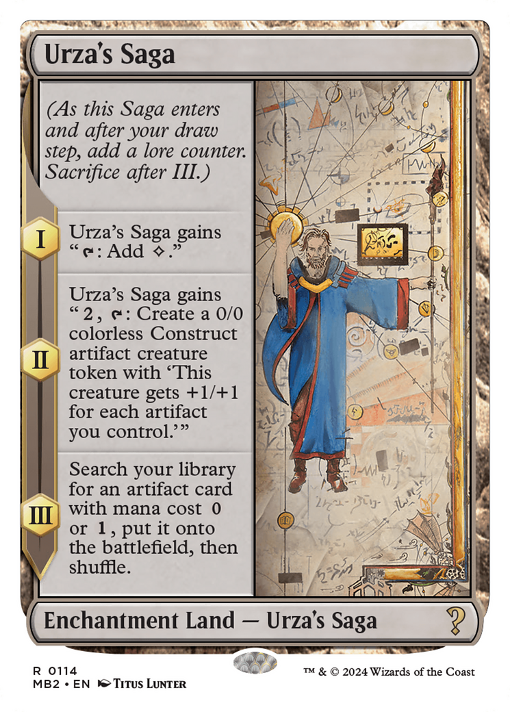 Urza's Saga (White Border) [Mystery Booster 2] - The Mythic Store | 24h Order Processing