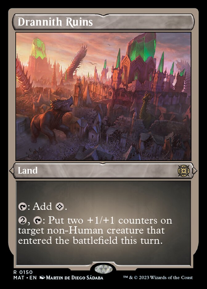 Drannith Ruins (Foil Etched) [March of the Machine: The Aftermath] - The Mythic Store | 24h Order Processing