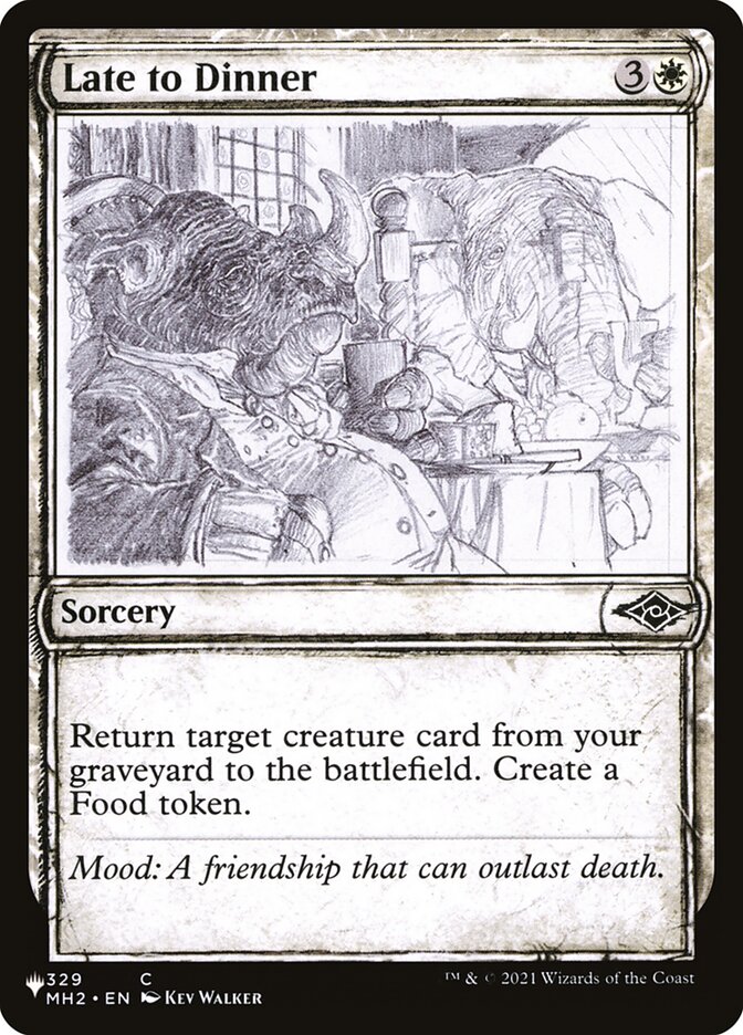 Late to Dinner [The List] - The Mythic Store | 24h Order Processing