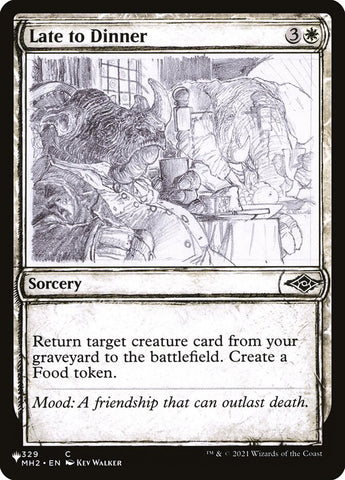 Late to Dinner [The List] - The Mythic Store | 24h Order Processing