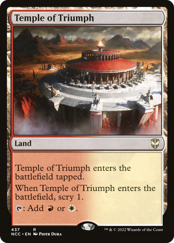 Temple of Triumph [Streets of New Capenna Commander] - The Mythic Store | 24h Order Processing