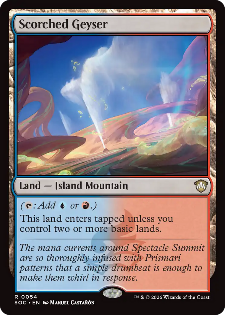 Scorched Geyser [Secrets of Strixhaven Commander] - The Mythic Store | 24h Order Processing