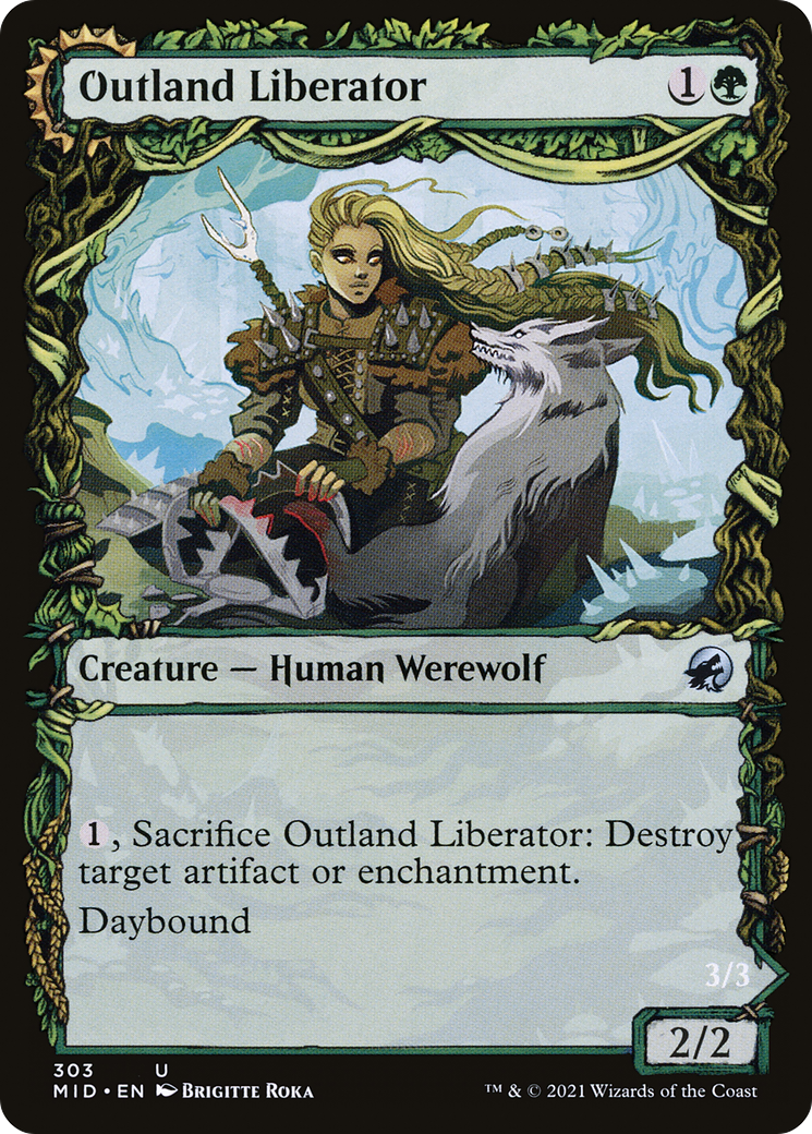 Outland Liberator // Frenzied Trapbreaker (Showcase Equinox) [Innistrad: Midnight Hunt] - The Mythic Store | 24h Order Processing