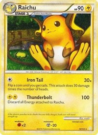 Raichu (10/123) (Cracked Ice Holo) [HeartGold & SoulSilver: Base Set] - The Mythic Store | 24h Order Processing