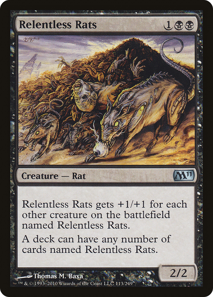 Relentless Rats [Magic 2011] - The Mythic Store | 24h Order Processing