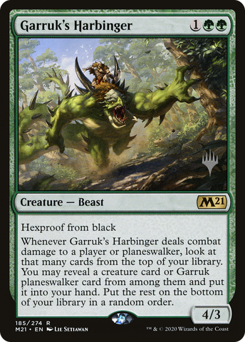 Garruk's Harbinger (Promo Pack) [Core Set 2021 Promos] - The Mythic Store | 24h Order Processing
