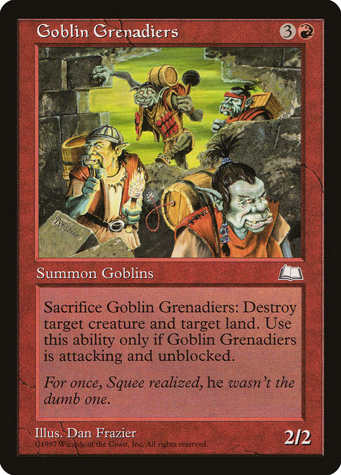 Goblin Grenadiers [Weatherlight] - The Mythic Store | 24h Order Processing