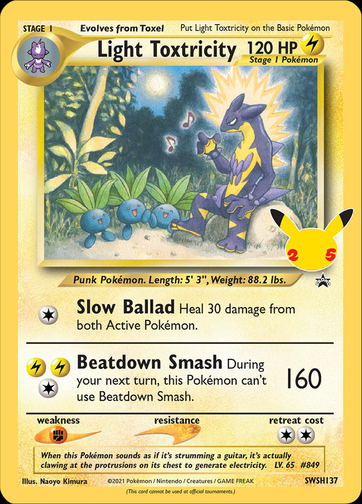 Light Toxtricity (SWSH137) (Jumbo Card) [Sword & Shield: Black Star Promos] - The Mythic Store | 24h Order Processing