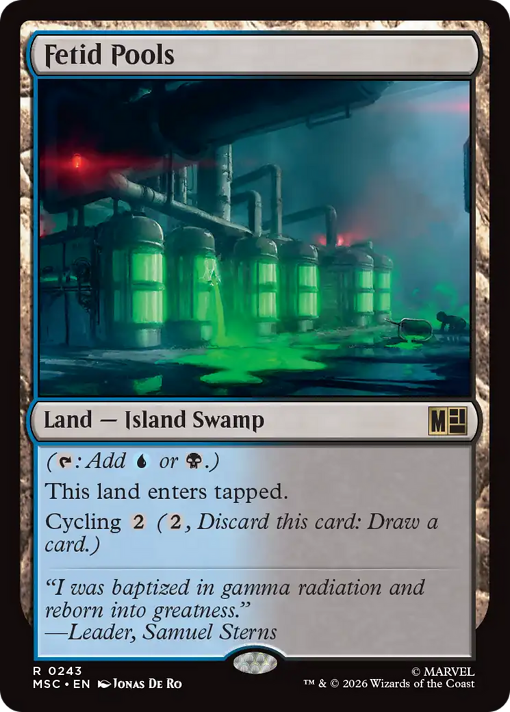 Fetid Pools (Surge Foil) [Marvel Super Heroes Commander] - The Mythic Store | 24h Order Processing