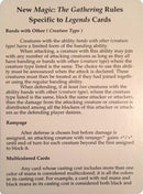 Legends Rules Card [Legends Tokens] - The Mythic Store | 24h Order Processing