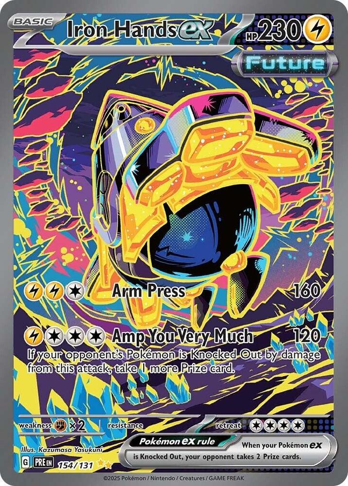 Iron Hands ex (154/131) [Scarlet & Violet: Prismatic Evolutions] - The Mythic Store | 24h Order Processing