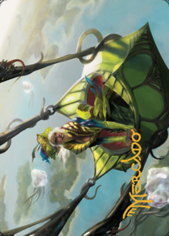 Nael, Avizoa Aeronaut Art Card (Gold-Stamped Signature) [Dominaria United Art Series] - The Mythic Store | 24h Order Processing