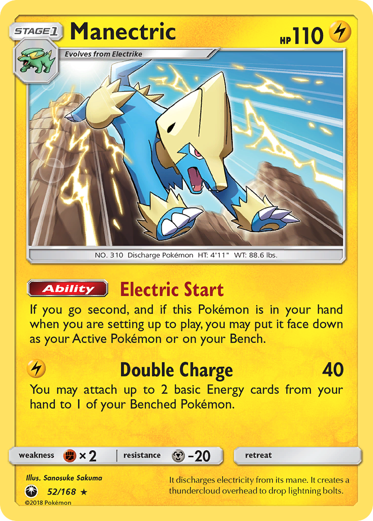 Manectric (52/168) [Sun & Moon: Celestial Storm] - The Mythic Store | 24h Order Processing