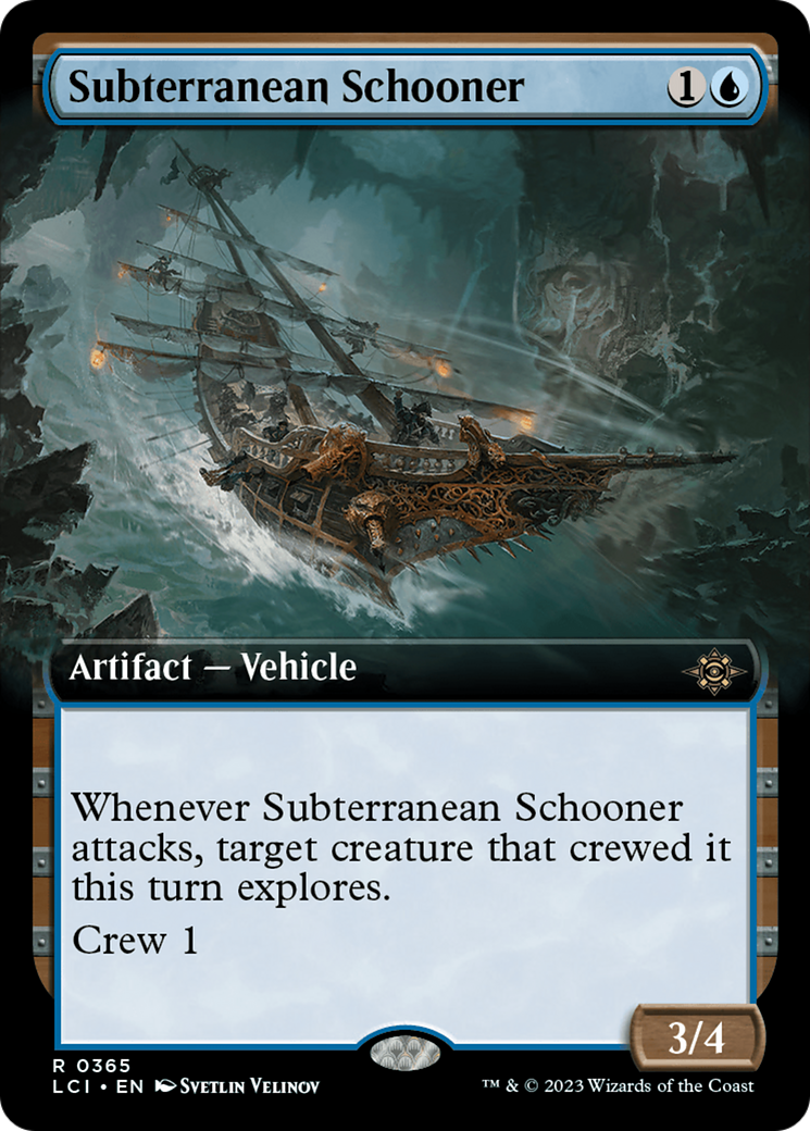 Subterranean Schooner (Extended Art) [The Lost Caverns of Ixalan] - The Mythic Store | 24h Order Processing