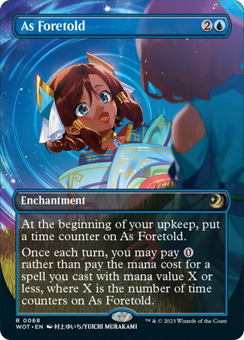 As Foretold (Anime Borderless) [Wilds of Eldraine: Enchanting Tales] - The Mythic Store | 24h Order Processing