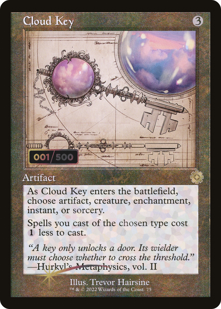 Cloud Key (Retro Schematic) (Serialized) [The Brothers' War Retro Artifacts] - The Mythic Store | 24h Order Processing
