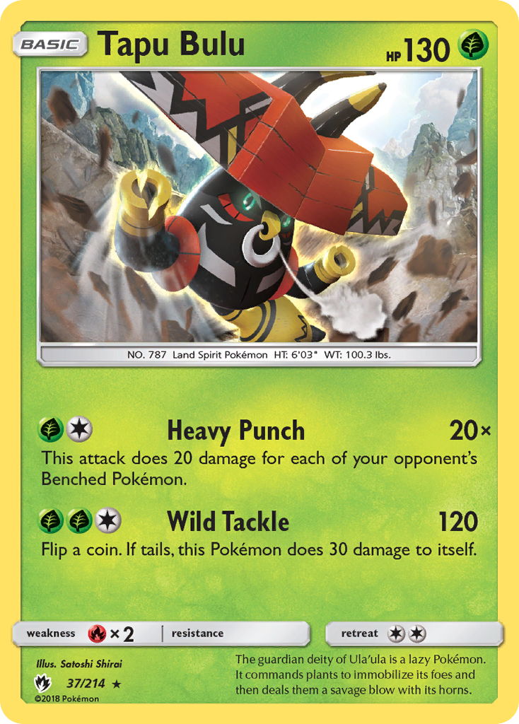 Tapu Bulu (37/214) [Sun & Moon: Lost Thunder] - The Mythic Store | 24h Order Processing