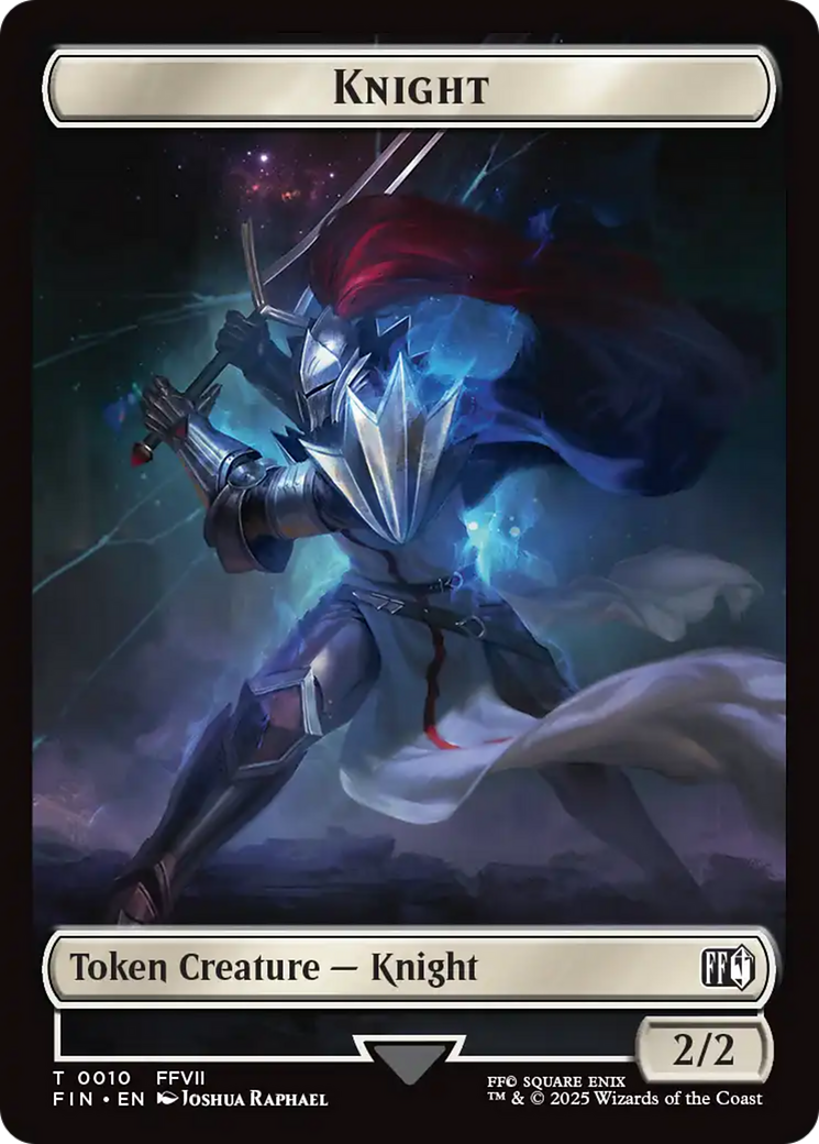 Hero (0002) // Knight Double-Sided Token [FINAL FANTASY Tokens] - The Mythic Store | 24h Order Processing
