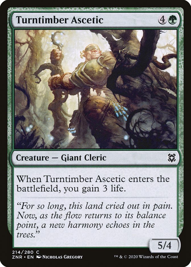 Turntimber Ascetic [Zendikar Rising] - The Mythic Store | 24h Order Processing