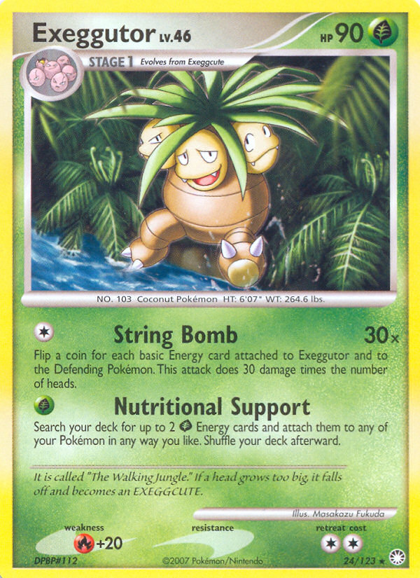 Exeggutor (24/123) [Diamond & Pearl: Mysterious Treasures] - The Mythic Store | 24h Order Processing